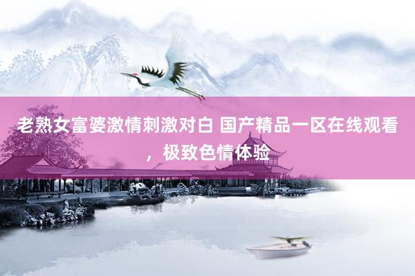老熟女富婆激情刺激对白 国产精品一区在线观看，极致色情体验